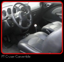 PT Cruiser Convertible after carpet shampoo and leather conditioned